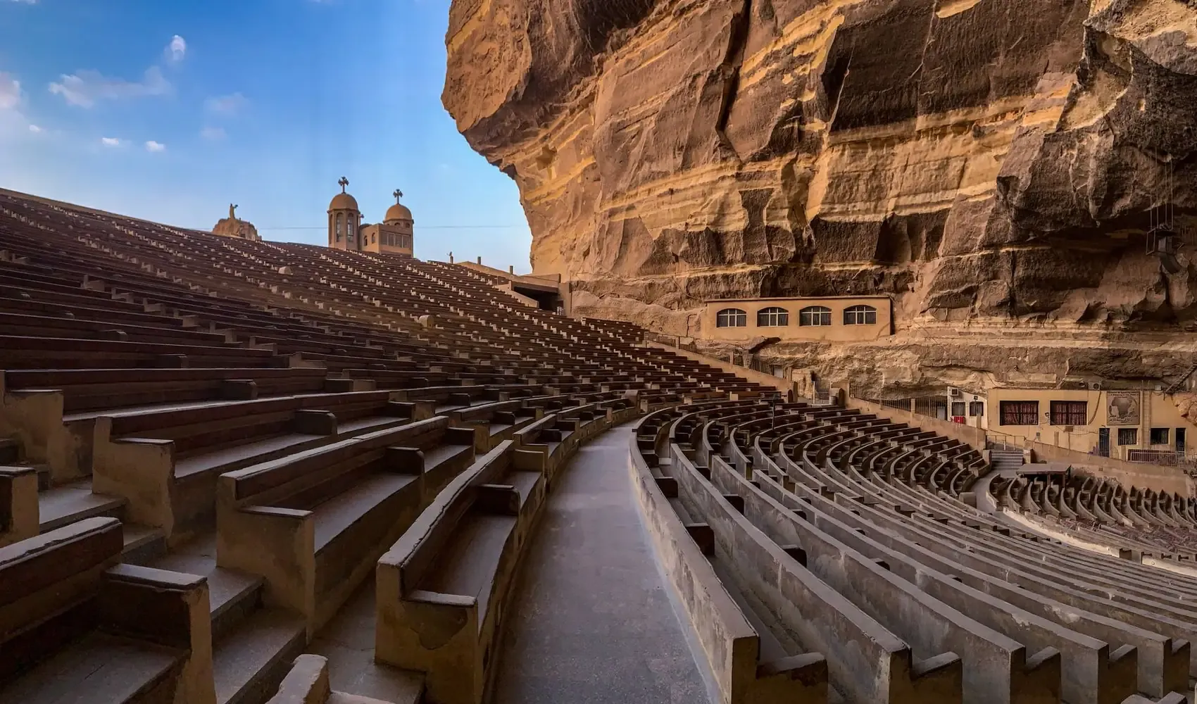 Cave Church of St. Simon the Tanner amphitheatre in Mokattam, Cairo