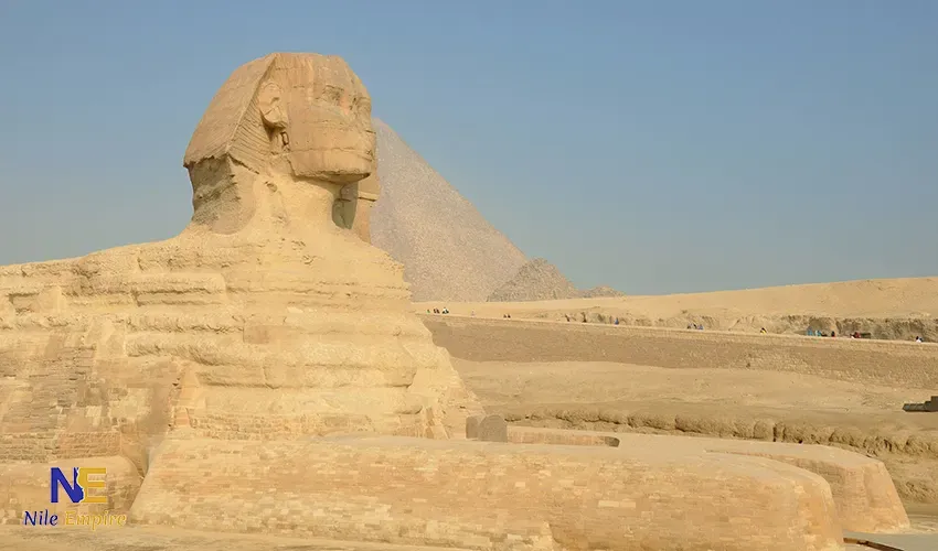 The Great Sphinx of Giza, a major focal point for tourists learning to navigate tourist scams at pyramids